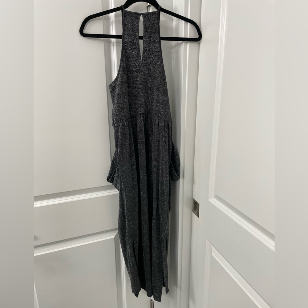 NWT | BCBGenaration| Midi Metalic Black Dress | Small - Picture 14 of 14